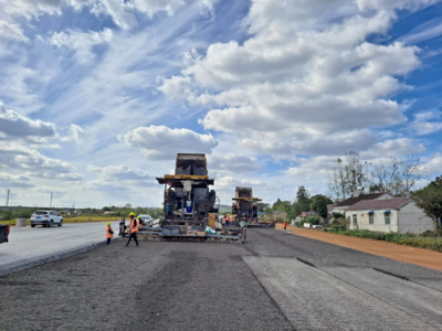 「重點(diǎn)工程」G329巢湖段改建工程項(xiàng)目建設(shè)掀起大干熱潮
